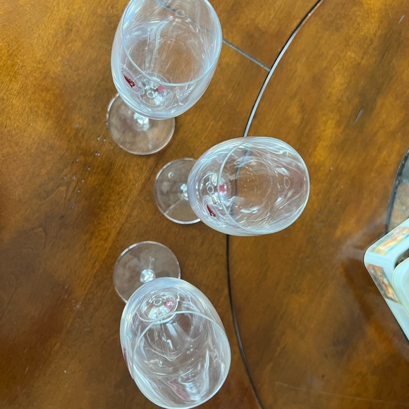 Cristal D'arques Mendocino Set of 3 French 24% Lead Crystal Champagne Flutes - Picture 3 of 10